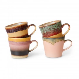 Tasse à café cappuccino HKliving Vista set de 4