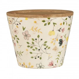 cache pot fleuri ceramique ib laursen meadow