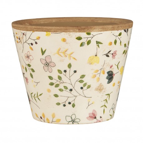 cache pot fleuri ceramique ib laursen meadow