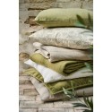 grande housse coussin coton floral vert clair pale ib laursen agatha