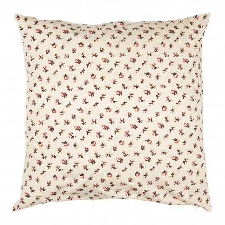 housse de coussin coton petites fleurs rouge ib laursen antonia