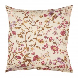 housse de coussin grosses fleurs rose coton ib laursen adele