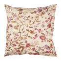 housse de coussin grosses fleurs rose coton ib laursen adele