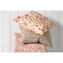 housse de coussin grosses fleurs rose coton ib laursen adele