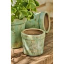 cache pot ceramique vieillie vert ib laursen