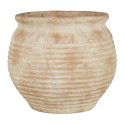 cache pot terre cuite artisanale beige ib laursen margot