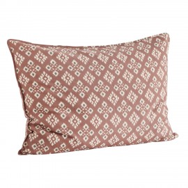 grande housse coussin rectangulaire imprime vieux rose madam stoltz