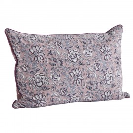 housse de coussin double face mauve lilas coton imprime madam stoltz