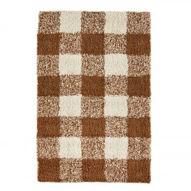 Petit tapis tufté à carreaux Madam Stoltz