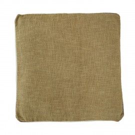 coussin de chaise reversible marron gris coton madam stoltz