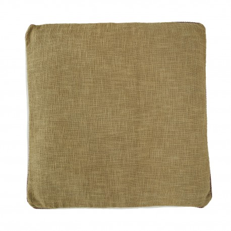 coussin de chaise reversible marron gris coton madam stoltz