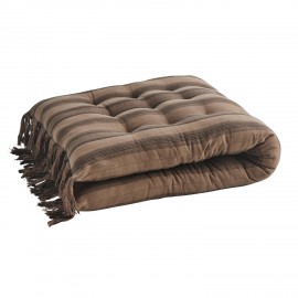 Matelas d'assise franges coton Madam Stoltz