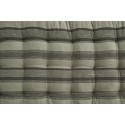 matelas de banquette coton vert kaki rayures madam stoltz