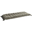 matelas de banquette coton vert kaki rayures madam stoltz