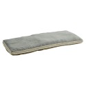 matelas de banc coton double face reversible marron gris madam stoltz