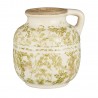 vase ceramique vintage imprime floral vert ib laursen