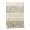 plaid laine classique gris klippan freja