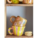 tasse bebe enfant marron fleurs bloomingville addy