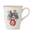 tasse a cafe vintage floral gres bloomingville dorothy