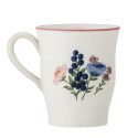 tasse a cafe vintage floral gres bloomingville dorothy
