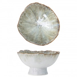 bol artisanal irregulier gres vert clair bloomingville joby