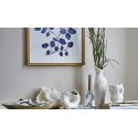 Vase gres blanc artisanal bloomingville fianna