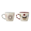 mug gres motif gateaux donuts bloomingville darby set de 2