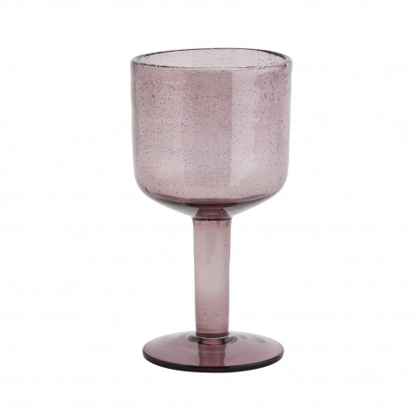 verre a vin bulle couleur rose madam stoltz