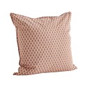 housse coussin imprime coton rose corail saumon madam stoltz