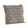housse coussin decorative coton gris rose madam stoltz