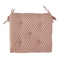 galette de chaise coton imprime rose corail madam stoltz