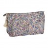 Trousse de toilette coton matelassé imprimé floral Madam Stoltz