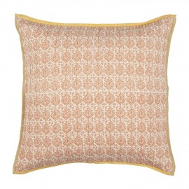 grande housse coussin decoratif motif orange liseret ib laursen