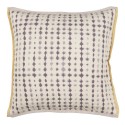 grande housse coussin lisere decorative coton imprime violet ib laursen