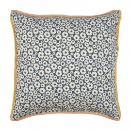 Grande housse coussin imprimé floral liseret IB Laursen
