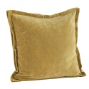 housse coussin decoratif velours jaune moutarde madam stoltz