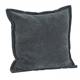 housse coussin velours bleu fonce madam stoltz