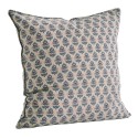 grande housse de coussin coton imprime gris taupe rose madam stoltz