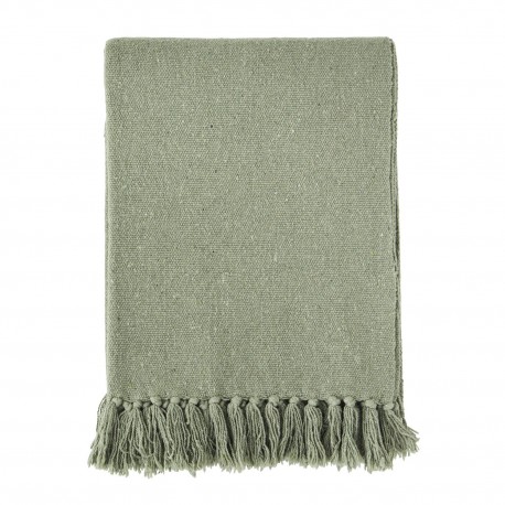 plaid coton recycle vert olive clair madam stoltz