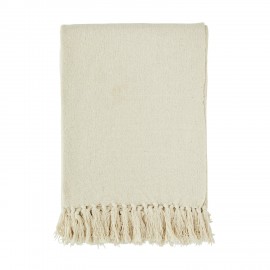 plaid recycle coton blanc ecru creme madam stoltz