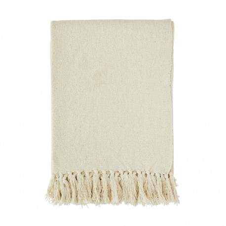 plaid recycle coton blanc ecru creme madam stoltz