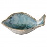 petit bol forme de poisson bleu gres ib laursen