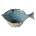 petit bol poisson bleu gres ib laursen
