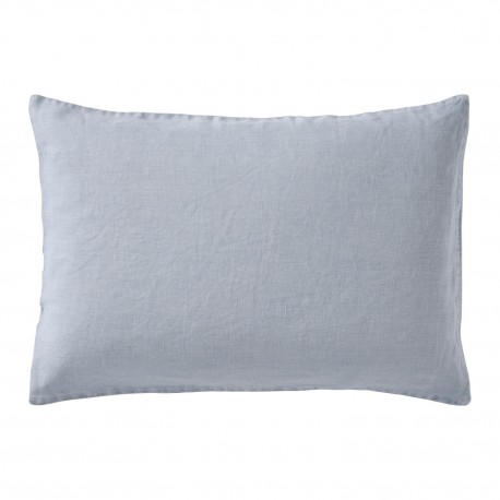 housse de coussin rectangulaire lin bleu clair pastel ib laursen