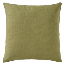 grande housse de coussin lin vert ib laursen