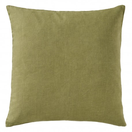 grande housse de coussin lin vert ib laursen