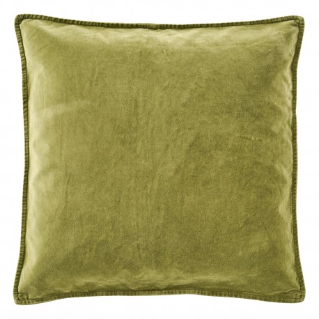 grande housse de coussin velours vert ib laursen