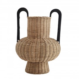 vase decoratif rotin tresse madam stoltz