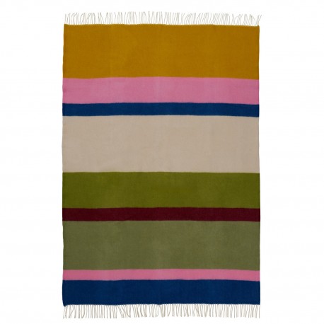 plaid laine agneau multicolore klippan arty