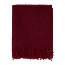 plaid laine rouge bordeaux chaud klippan gotland